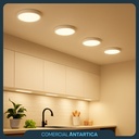 Plafón Led Redondo Aplicar 12w Luz Fría/cálida Blanco X 4