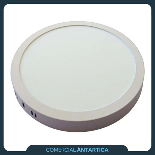 Plafón Led Redondo Aplicar 12w Luz Fría/cálida Blanco X 4