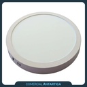 Plafón Led Redondo Aplicar 12w Luz Fría/cálida Blanco X 4