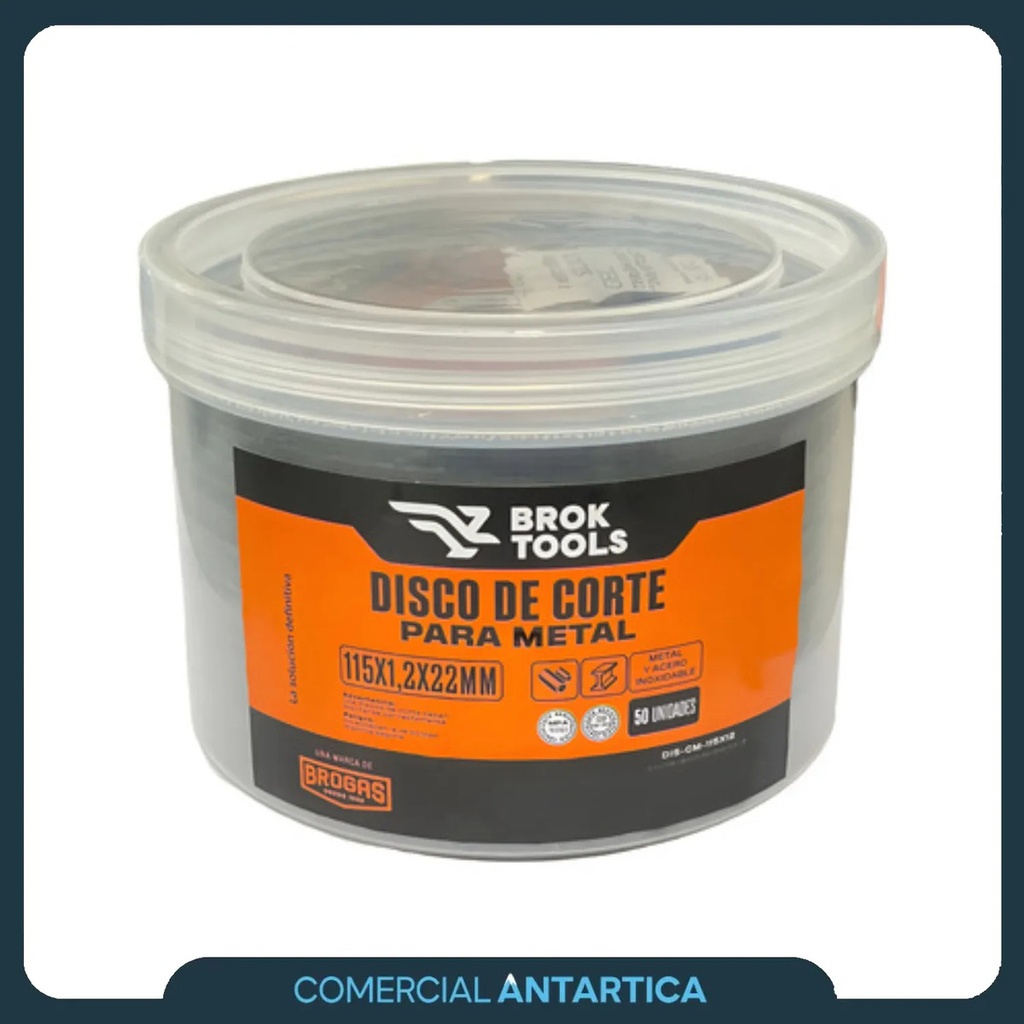 Disco de Corte Broktools 115x1,2x22M