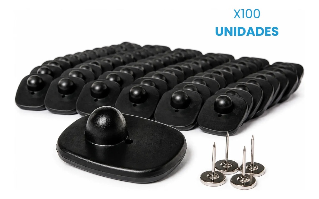 Antena Antihurto Dual + Fuente + Hardtag X100 + Desprendedor