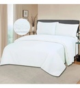 Juego De Sabanas Microfibra Love&home 2.5 Plaza Broderie