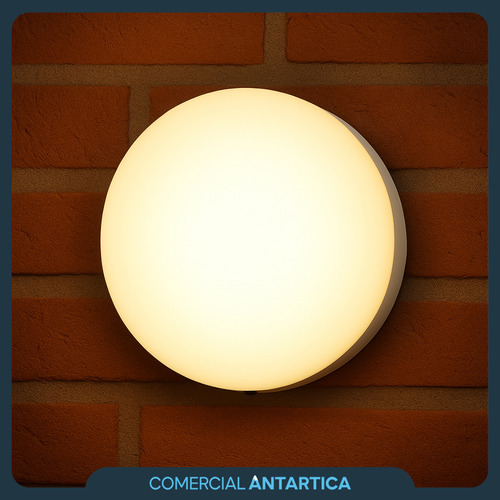 Plafón Led Redonda Aplicar 24w Luz Fría/cálida Blanco X4