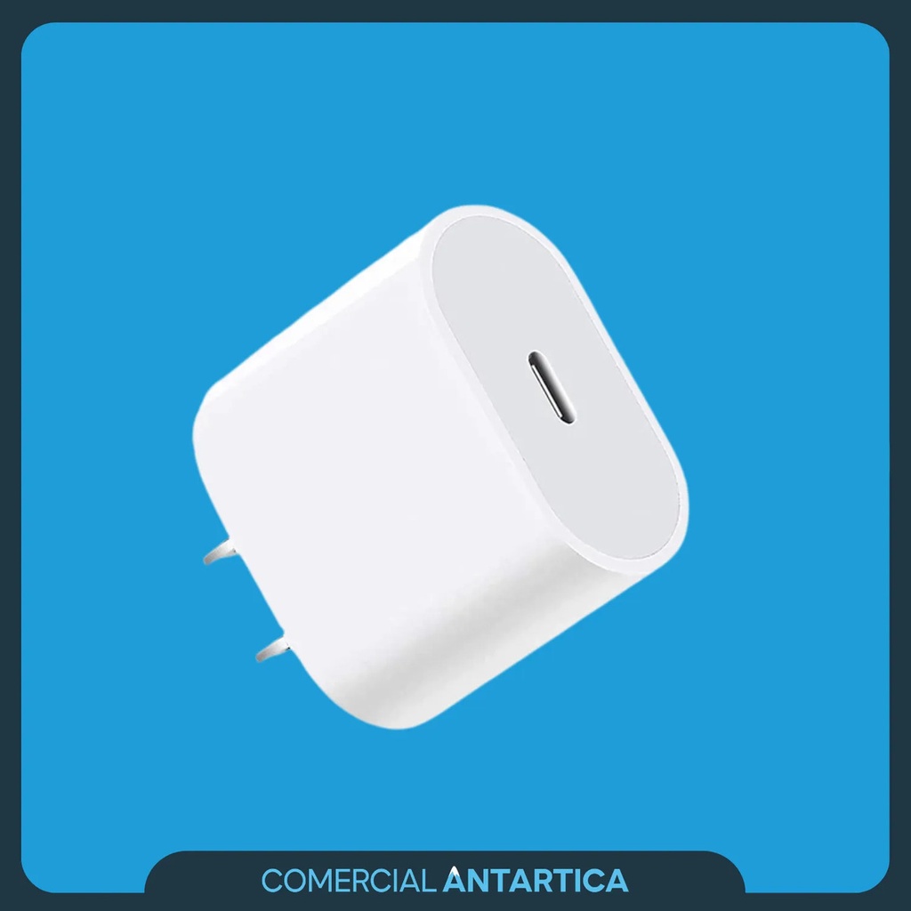 Cargador Usb-c 20w + Cable Usb C Carga Ultra Rapida 60w 1m