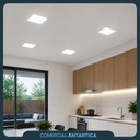 Plafón Led Cuadrado Aplicar 18w Luz Fría Blanco 