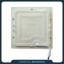 Plafón Led Cuadrado Aplicar 12w Luz Fría/cálida Blanco