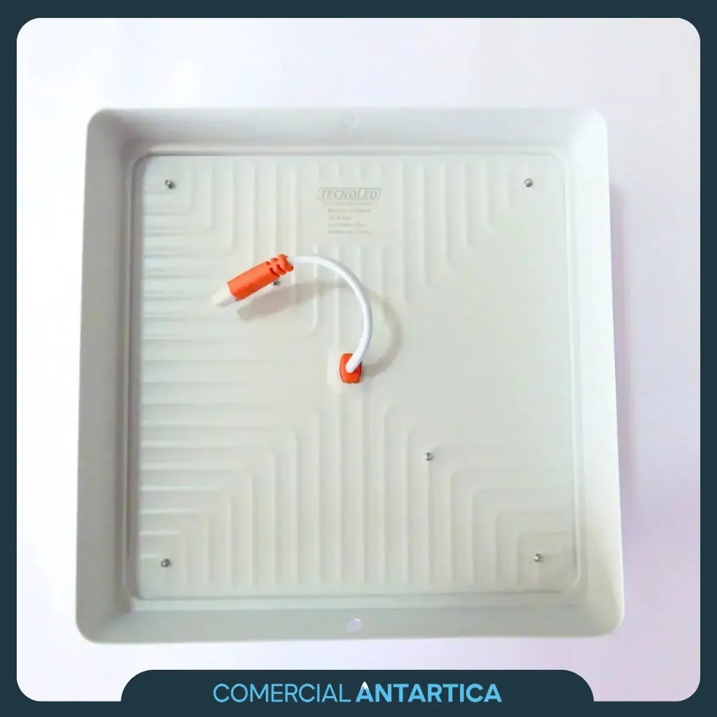 Plafón Led Rectangular Aplicar 24w Luz Fría/cálida Blanco