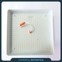 Plafón Led Rectangular Aplicar 24w Luz Fría/cálida Blanco