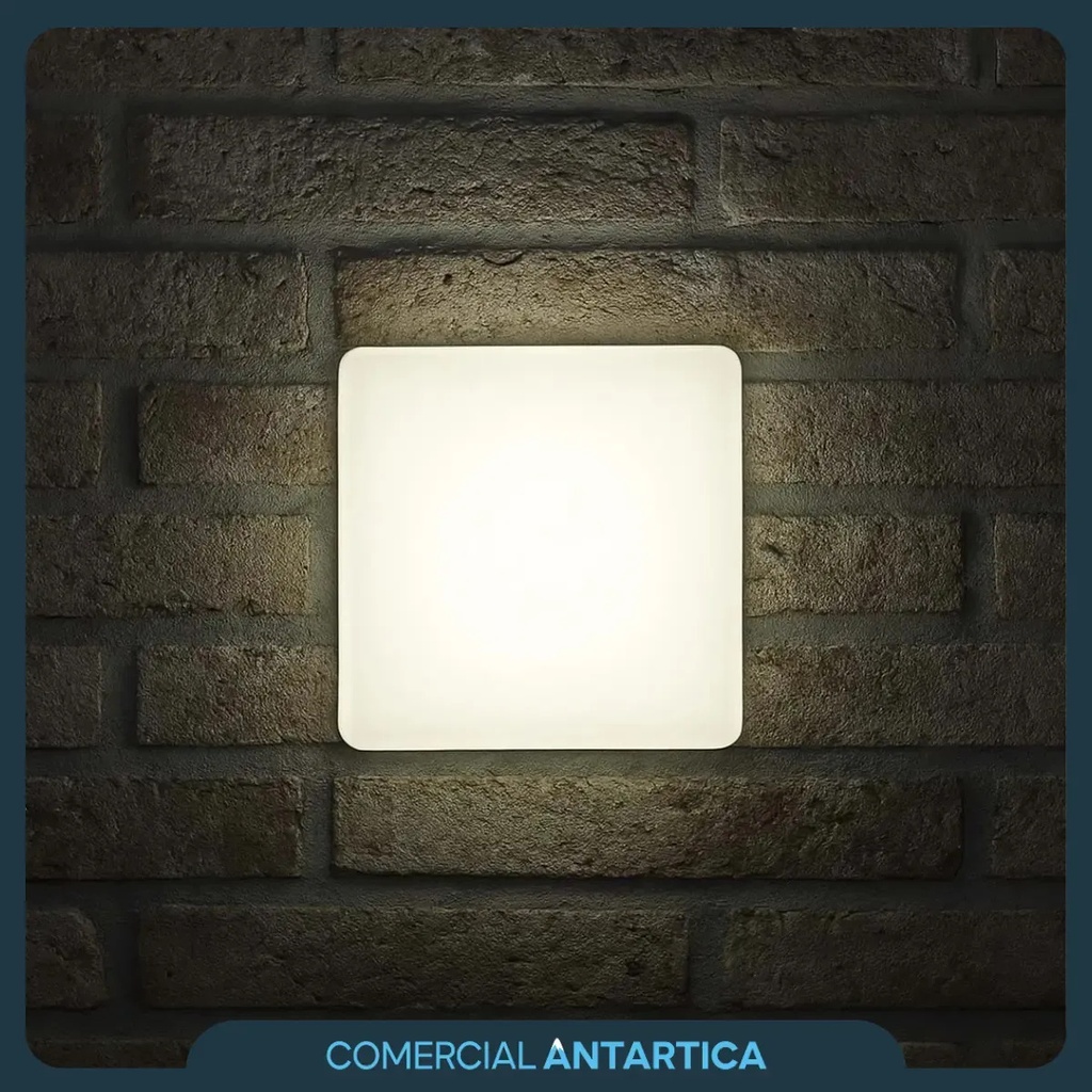 Plafón Led Rectangular Aplicar 24w Luz Fría/cálida Blanco