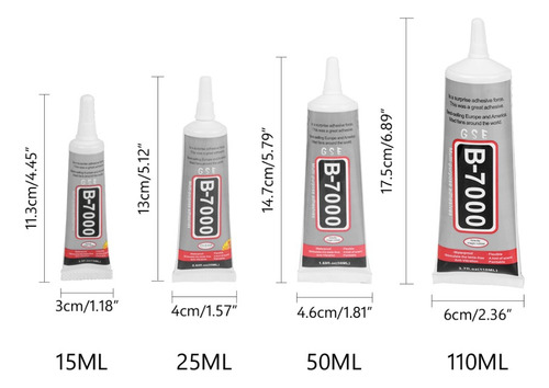 Pegamento B7000 Para Modulos Pantallas 15ml Zhanlida X10 Uni