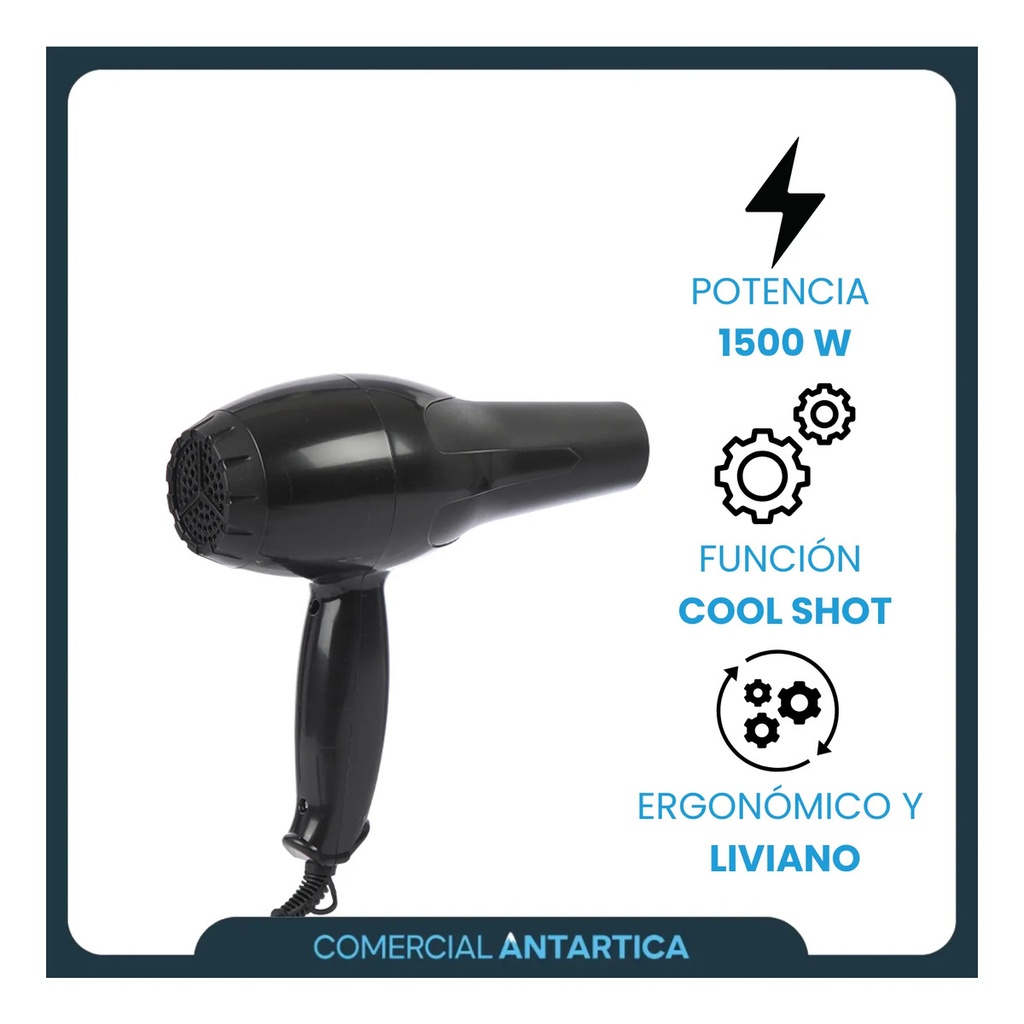 Secador De Pelo Extra Techh SP-201 1500w 220v