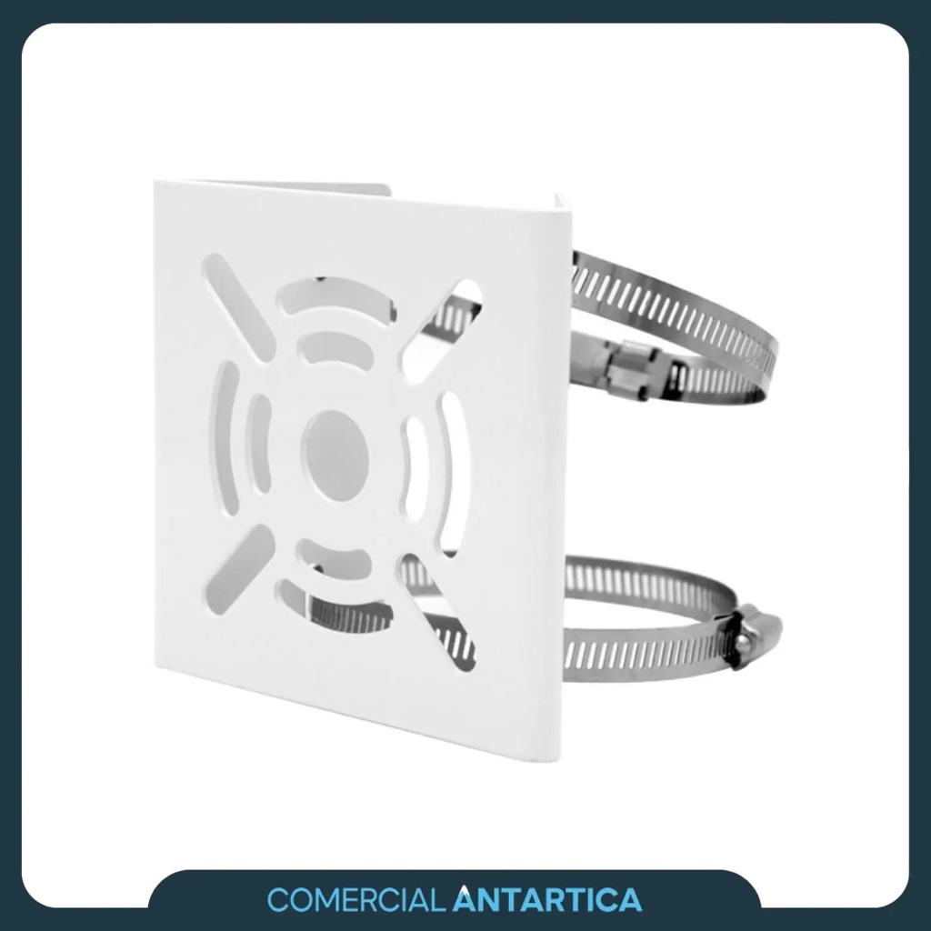 Soporte Chico Metálico De Cámara Para Poste Cctv 3kg Sop01