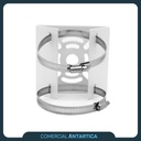 Soporte Chico Metálico De Cámara Para Poste Cctv 3kg Sop01