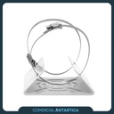 Soporte Chico Metálico De Cámara Para Poste Cctv 3kg Sop01