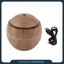 Humidificador Aire Difusor Vaporizador Aromaterapia Usb Color Madera Clara