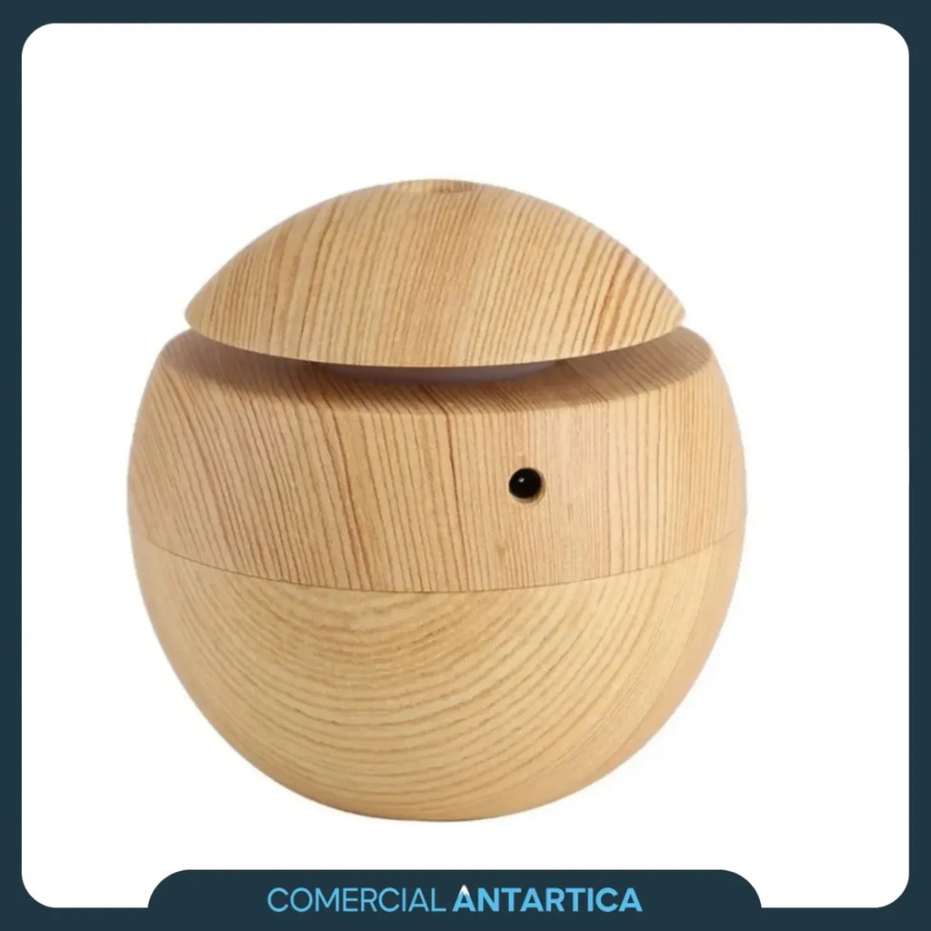 Humidificador Aire Difusor Vaporizador Aromaterapia Usb Color Madera Clara