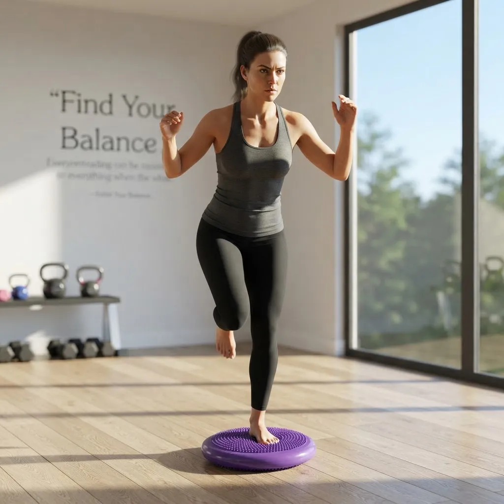 Disco Equilibrio Balance Bosu Estabilidad 35cm VIOLETA