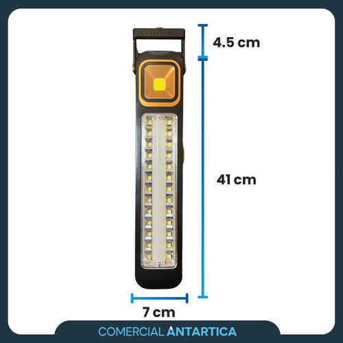 Luz Led Emergencia Portátil Solar Recargable 26 Leds Set X2
