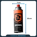 Cartucho Gas Butano Camping Brogas Pack X12 Descartable 227g (copia)