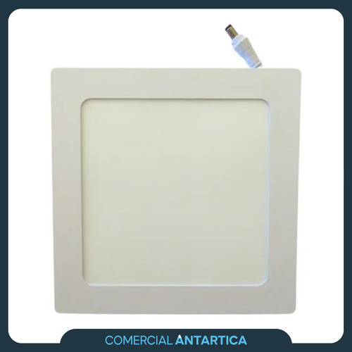 Plafón Led Cuadrado Aplicar 18w Luz Fría/cálida Blanco X4
