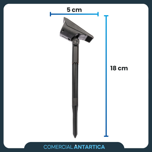 Estaca Solar Led 6w Jabalina Jardin Luz Neutra Set X2