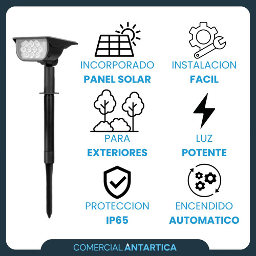 Lámpara Mata Mosquitos Moscas X2 + Estaca Solar Led 6w X2