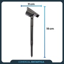 Lámpara Mata Mosquitos Moscas X2 + Estaca Solar Led 6w X2