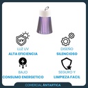 Lámpara Mata Mosquito Mosca X2 Reflector Led Solar Sensor X2