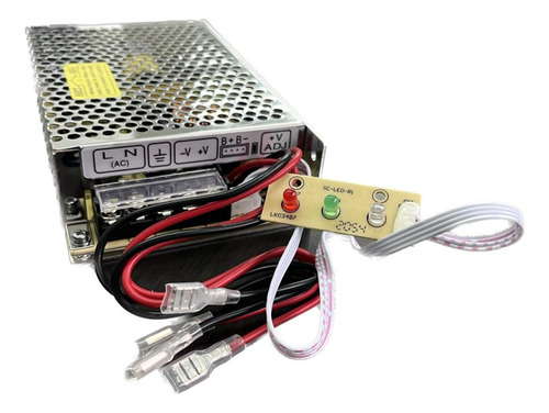 Fuente Alimentacion 12v 10a Ups Cable Bateria Pack X5 Combo