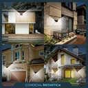 Reflector Led Solar Sensor 1w Con Luz Blanco Frío