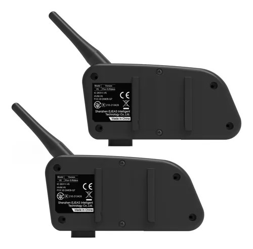Kit 2 Intercomunicadores Moto V6 Pro+ Look Earth By Ejeas