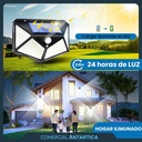 Reflector Led Solar Sensor 1w Con Luz Blanco Frío X2