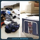 Combo X 2 Organizador Oxford Premium Ropa Plegable Azul 66lt