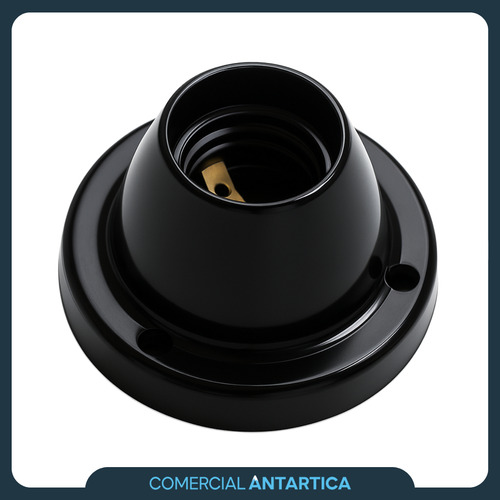 Portalampara Receptaculo Floron Negro X10 Ch