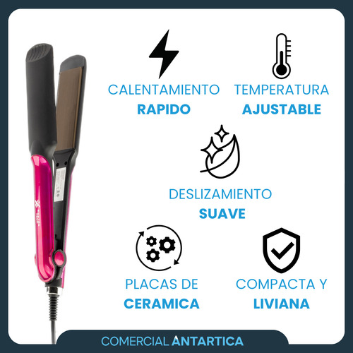 Kit Completo: Secador, Modelador, Plancha, Cepillo Y Afeitad