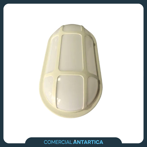 Lampara Led Ovalada Redonda 15w Para Exterior Tecnoled x 4