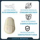 Lampara Led Ovalada Redonda 15w Para Exterior Tecnoled x 4