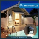 Panel Reflector Solar 20 Led Sensor Movimiento Ip65 Set X2