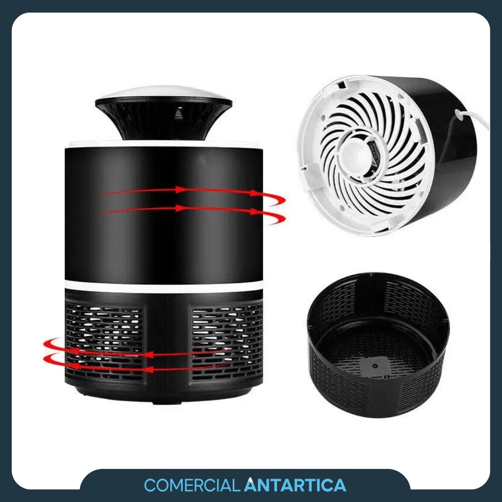 Lámpara Mata Mosquitos Led Moscas Insectos Usb Color