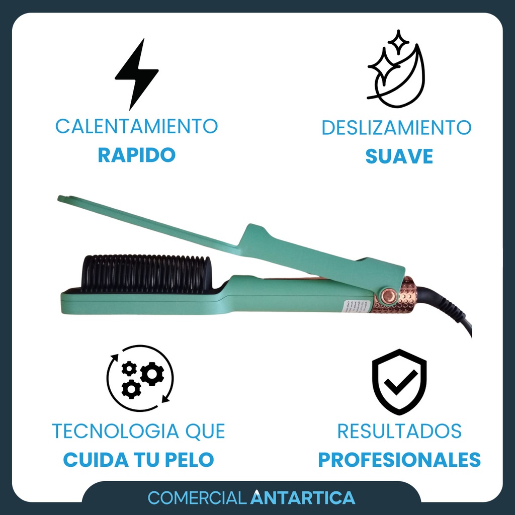 Peine Alisador DM7 Verde