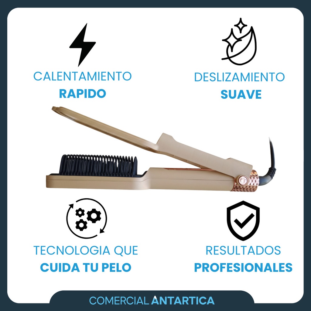 Peine Alisador DM7 Amarillo