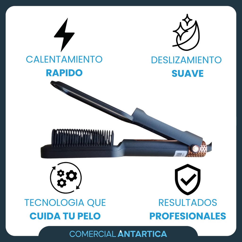 Peine Alisador DM7 Negro