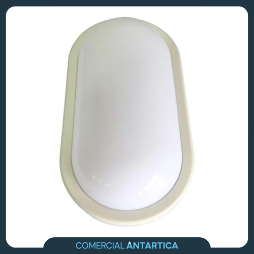 Lampara Led Ovalada Redonda 15w Para Exterior Tecnoled