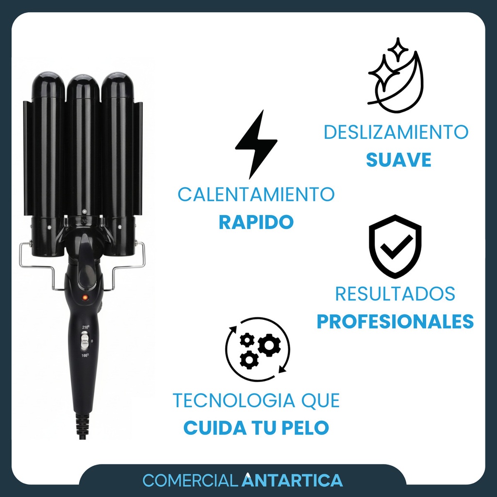 Buclera Triple M-11 Negro