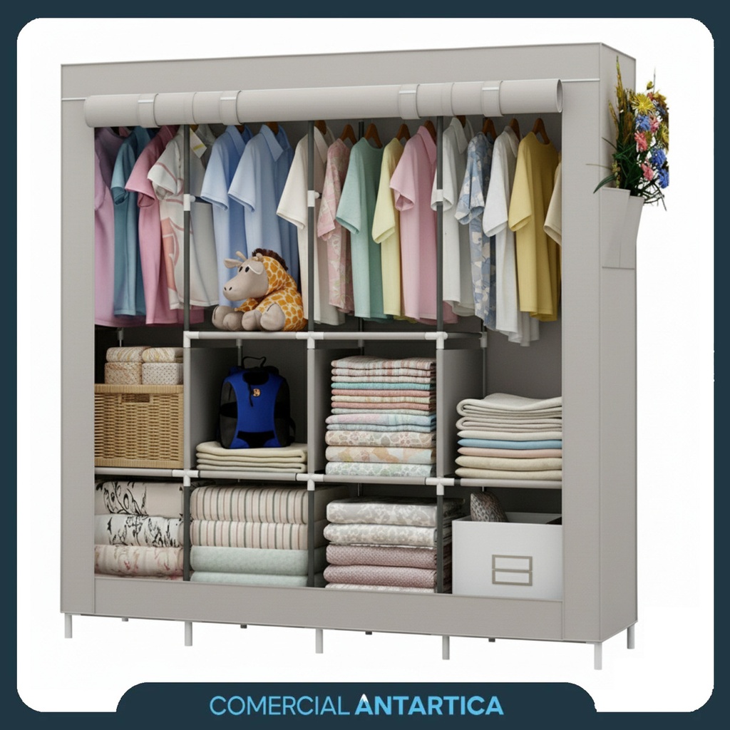 Ropero Desarmado Gris