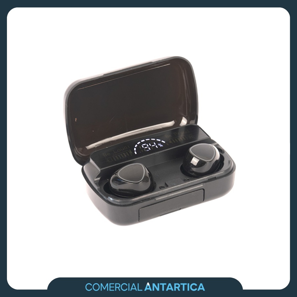 Auriculares M10 Pro Hi Fi Power Bank Color Negro Luz Blanco