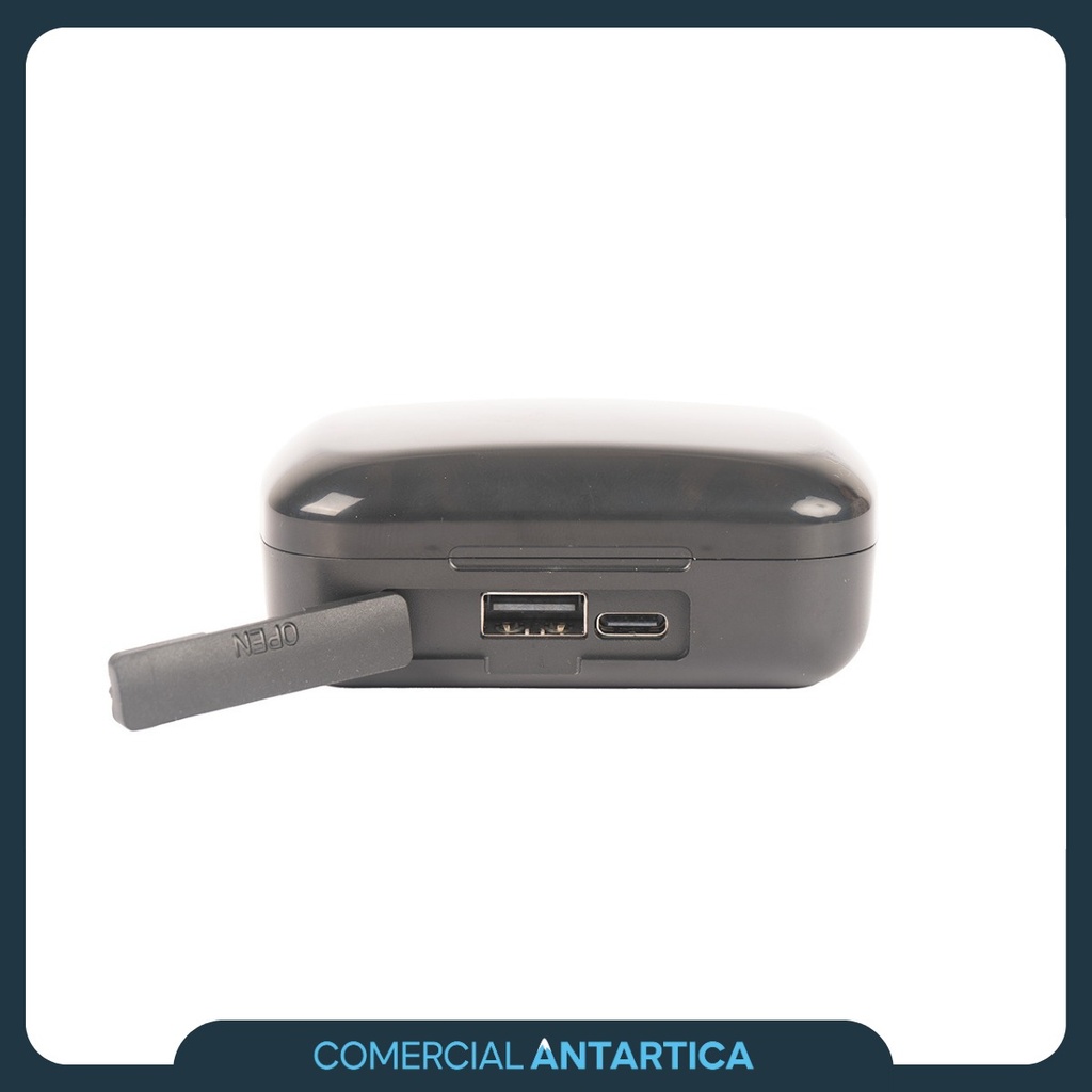 Auriculares M10 Pro Hi Fi Power Bank Color Negro Luz Blanco