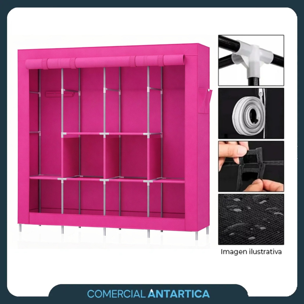 Ropero Desarmable Rosa