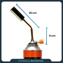 Soplete Soldador Brogas 2703 + Pack 16 Cartuchos Gas Butano