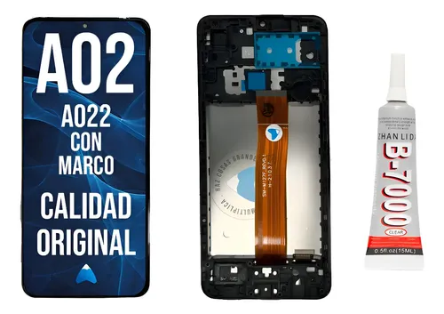 Modulo Para Samsung A02 A022 Pantalla Oled Marco + Pegamento
